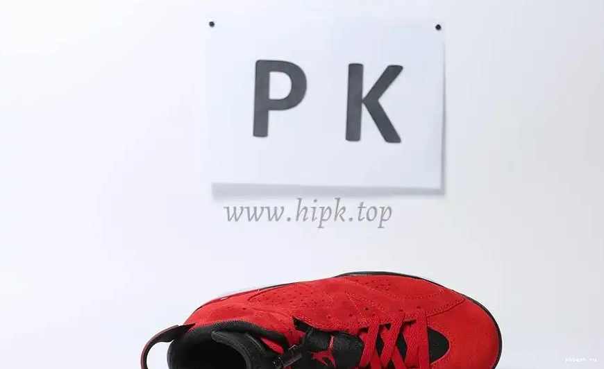 GOD Black READY 6 RETAIL Retro Jordan TO Red MATERIALS PK SHIP 0506